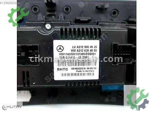 Mercedes-Benz E Klima Kontrol Ünitesi 2129004625 çıkma parça