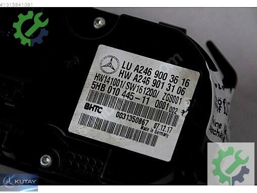 Mercedes-Benz B Klima Kontrol Paneli 2469003616 çıkma parça