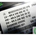A 2469004512 Mercedes A-Class W176 park freni kontrol ünitesi