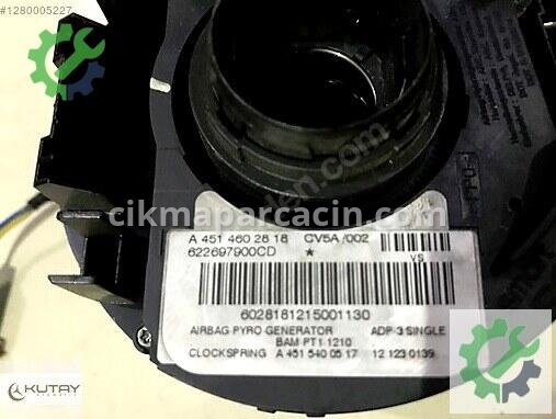 Smart Fortwo Direksiyon Airbag 4514602818 çıkma parça