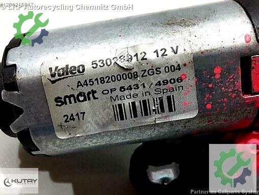 Smart Fortwo Arka Silecek Motoru 4518200008 çıkma parça