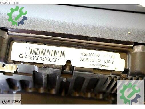 Smart Fortwo Gösterge Paneli 4519003800 çıkma parça