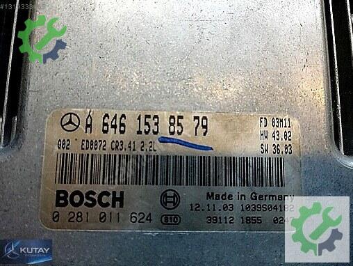 Mercedes-Benz E Motor Beyni 6461538579 çıkma parça