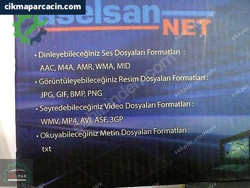 Aselsan Navigasyon 8900300313 çıkma parça