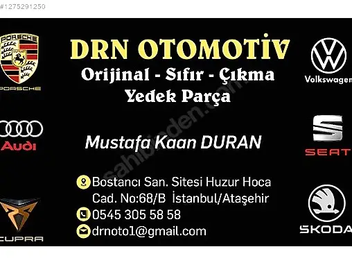 Audi A3 Sol Ön Kapı çıkma parça