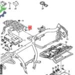 Audi A6 C6 Beyin , Braketi , Ayağı 4F1 035 462
