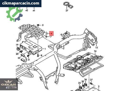 Audi A6 Bakalit çıkma parça