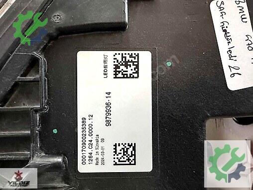 BMW 7 Serisi Gündüz Farı (DRL) 9879936-14 çıkma parça