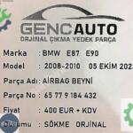 BMW E87 E90 AİRBAG BEYNİ SÖKME ORJİNAL OEM 65779184432