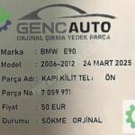 BMW E90 KAPI KİLİT TELİ ÖN SÖKME ORJİNAL 7059971