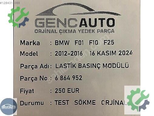 BMW X3 ABS Beyni (Modül) 6864952 çıkma parça