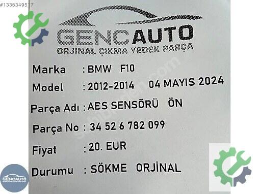BMW 5 Serisi ABS Sensörü 34526782099 çıkma parça