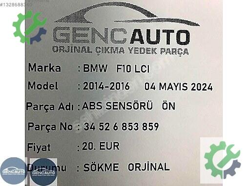 BMW 5 Serisi ABS Sensörü 34526853859 çıkma parça