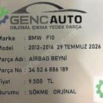 BMW F10 AİRBAG BEYNİ SÖKME ORJİNAL 34526886189