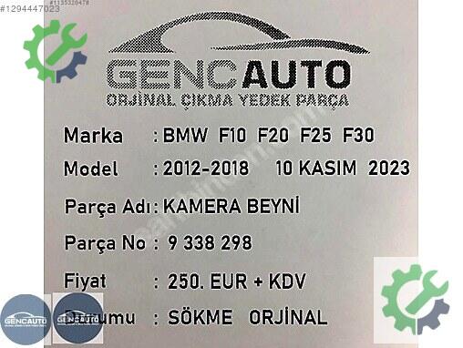 BMW 5 Serisi Beyni 9338298 çıkma parça