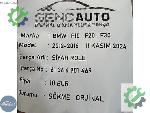 BMW 5 Serisi Röle 61366901469 çıkma parça