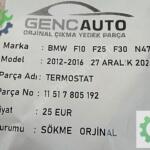 BMW F10 F25 F30 N47 TERMOSTAT SÖKME ORJ 11517805192