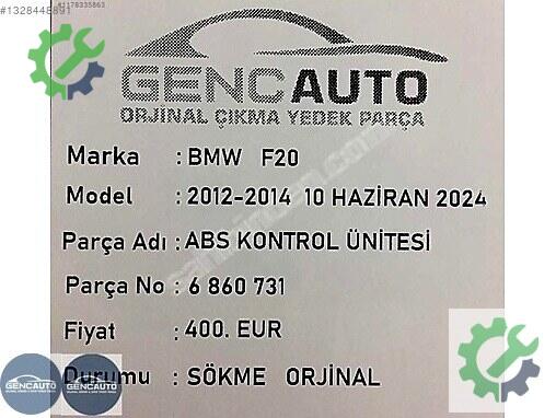 BMW 3 Serisi ABS Sensörü 6860731 çıkma parça