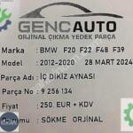 BMW F20 F22 F48 F39 İÇ DİKİZ AYNASI SÖKME ORJİNAL OEM 9256134