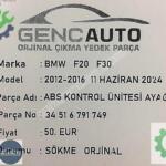BMW F20 F30 ABS KONTROL ÜNİTESİ AYAĞI SÖKME ORJİNAL 34516791749