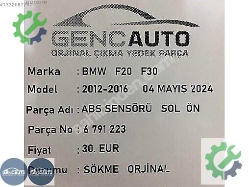 BMW 3 Serisi ABS Sensörü 6791223 çıkma parça
