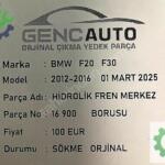 BMW F20 F30 HİDROLİK FREN MERKEZİ SÖKME ORJ 16900 BORU