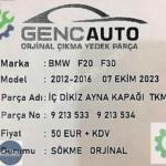 BMW F20 F30 İÇ DİKİZ AYNA KAPAĞI TKM SÖKME ORJİNAL OEM 9213533