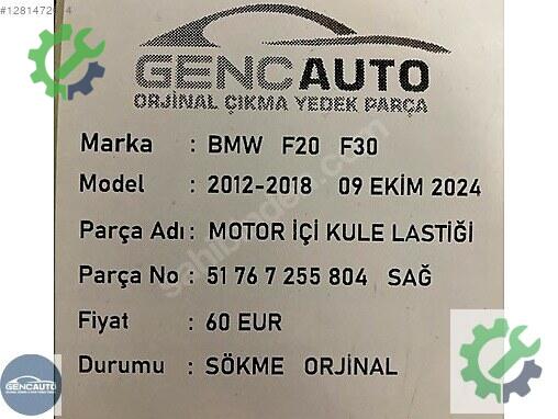 BMW 3 Serisi Motor Takozu & Kulağı 51767255804 çıkma parça
