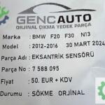 BMW F20 F30 N13 EKSANTRİK SENSÖRÜ SÖKME ORJ 7588095