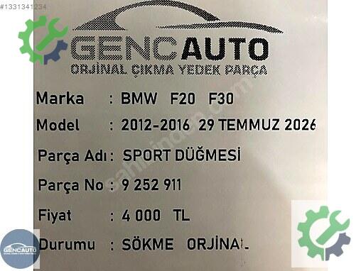 BMW 5 Serisi Kontrol Düğmeleri 9252911 çıkma parça