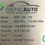 BMW F20 F30 USB GİRİŞ KASASI SÖKME ORJ 51169207357