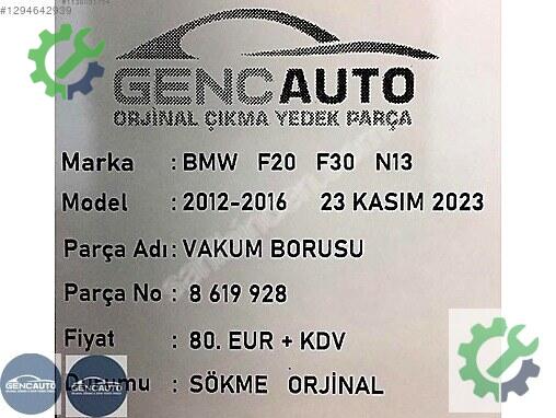 BMW 3 Serisi Hortum 8619928 çıkma parça