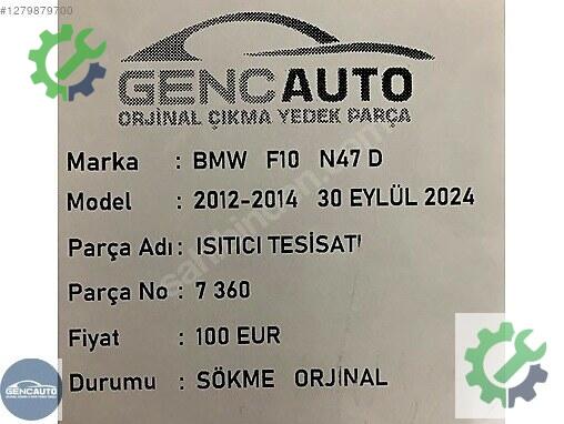 BMW X3 Elektrik Tesisatı 736025 çıkma parça