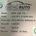 BMW F30 F32 ORTA KONSOL BARDAKLIK SÖKME ORJİNAL 9218925