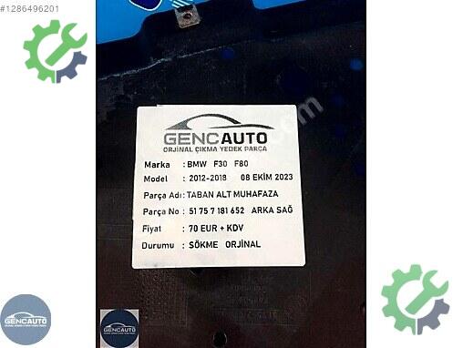 BMW 3 Serisi Bakalit 51757181652 çıkma parça