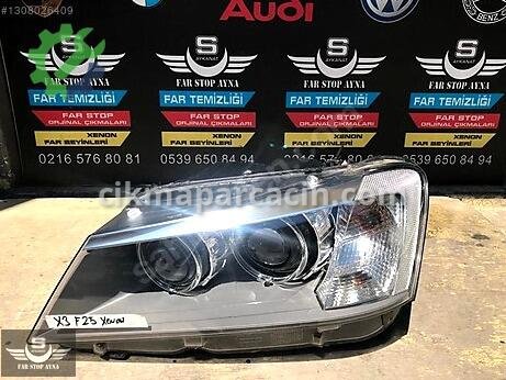 BMW X3 Sol Ön Far çıkma parça