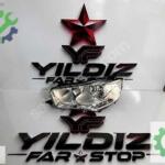 CİTROEN C-ELYSEE MAKYAJSIZ SOL FAR 9675140080 ORJİNAL 2012-2017