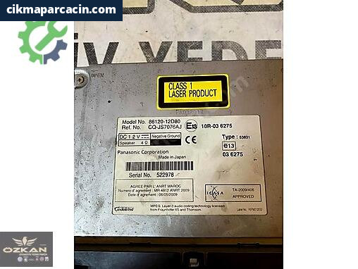 Panasonic Cd - Çalar CQ-JS7076AJ çıkma parça