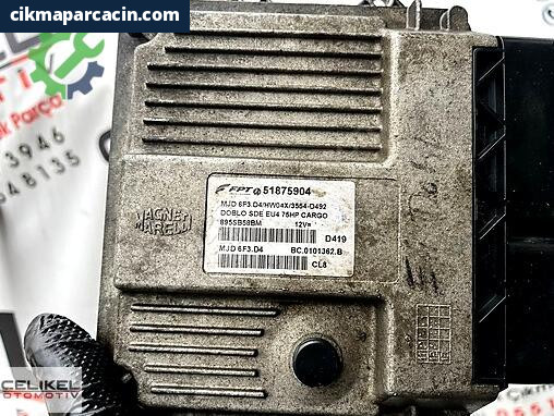 Fiat Doblo Motor Beyni 51875904 çıkma parça