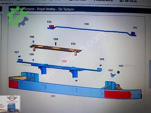 Ford Tampon çıkma parça