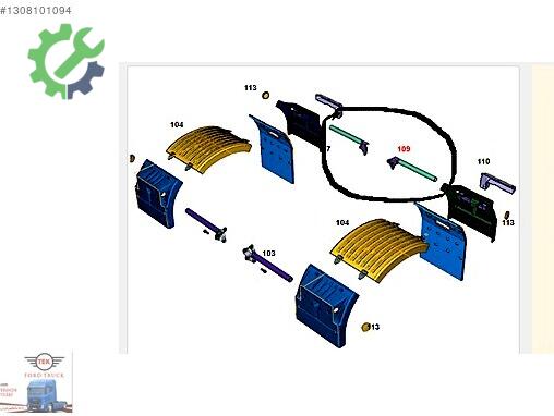Ford Çamurluk Braketi çıkma parça