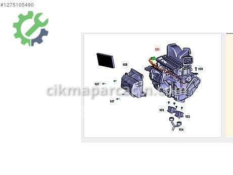Ford Klima Evaporatör çıkma parça