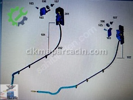 Ford F-Max Bagaj Kilidi çıkma parça