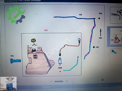 Ford Cam Suyu Deposu çıkma parça