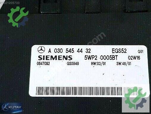 Mercedes-Benz C Beyin çıkma parça