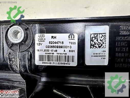 Fiat 500 Sağ Kapı 52044715 çıkma parça