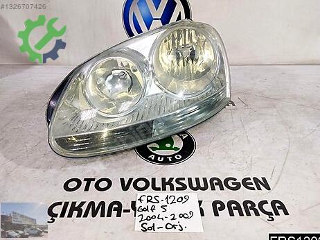 Volkswagen Golf Sol Ön Far çıkma parça