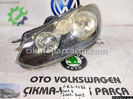 Volkswagen Golf Sol Ön Far çıkma parça