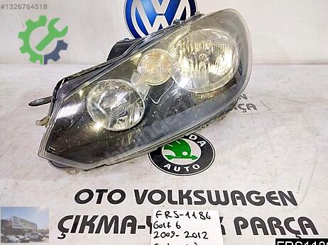 Volkswagen Golf Sol Ön Far çıkma parça