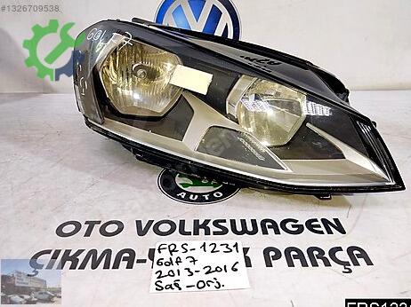 Volkswagen Golf Sağ Ön Far çıkma parça